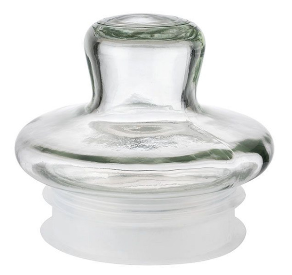 APS deksel, Ø 14 cm, hoogte: 12 cm, glas, afdichting van polyethyleen, voor drankdispenser -FRUITS-, 10418