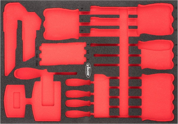 VIGOR 2-componenten zachtschuiminleg, afmetingen inzet / lademaat: L (563 x 393 x 35 mm), gebruik: V6814, V6814-L