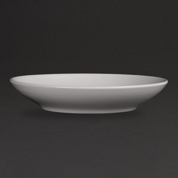 Olympia whiteware diepe ronde borden 26cm, VE: 6 stuks, CM187