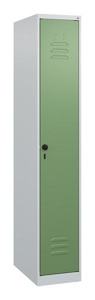 C+P Umkleidespind Classic PLUS, 1700x300x500mm, 7035/6011, Drehriegel, 0800007-10 S10006