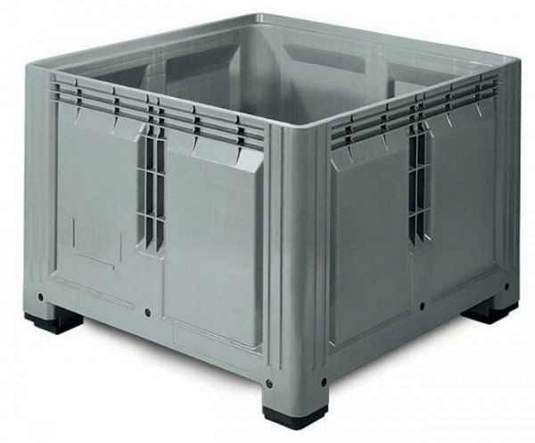 ALPHA palletbox 1200x1200x850 mm gesloten met 4 poten, 495