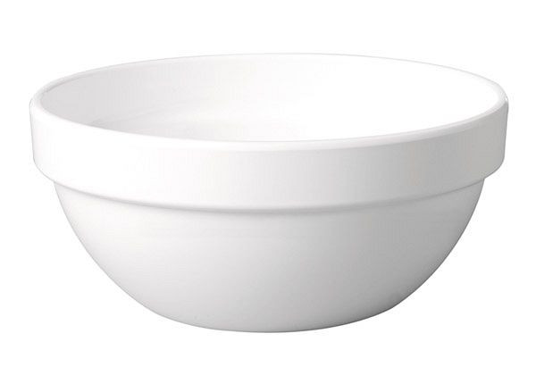APS kom -CASUAL MAXI-, Ø 20 cm, hoogte: 9,2 cm, melamine, wit, 1,8 liter, 83704