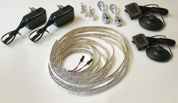 Kerkmann verlichtingsset 5000, 5 m lang (2x2,5m), 5 m voedingskabel, 22338900