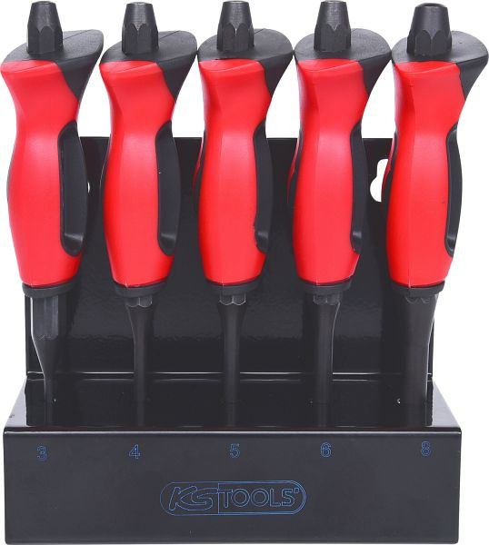 KS Tools stempelset met handbeschermingshandvat, 5-delig, 156.0220