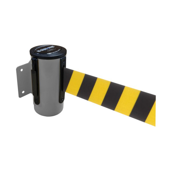 Stein HGS HGS wandriemcassette -P-Line Utility-, antraciet, zwart/geel diagonaal (gearceerd), met veiligheidssluiting (zelfontgrendelend), 12846a-1703