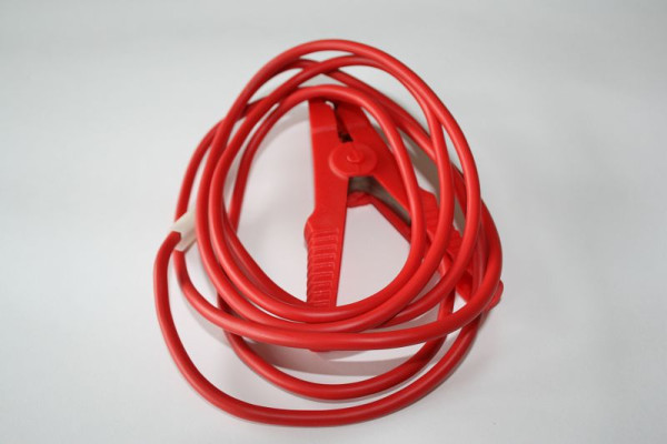 ELMAG paalklem (rood+), inclusief kabel voor CYBER 20, 9505490