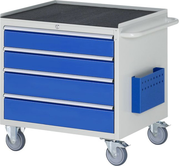 RAU montagewagen serie 7000, metalen onderstel, 4 x lade maat XL, 770x795x650 mm, 05-XL3.6A-MT.11