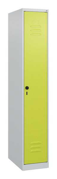 C+P luierkluis Classic PLUS met middenwand, 1700x300x500mm, 7035/0024, veiligheidsdraaigrendel, 0800007-10F S10009