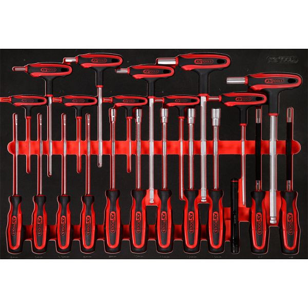 KS Tools PERFORMANCEplus gereedschapsset 22-delig T-handgrepen en schroevendraaiers, 811.1022