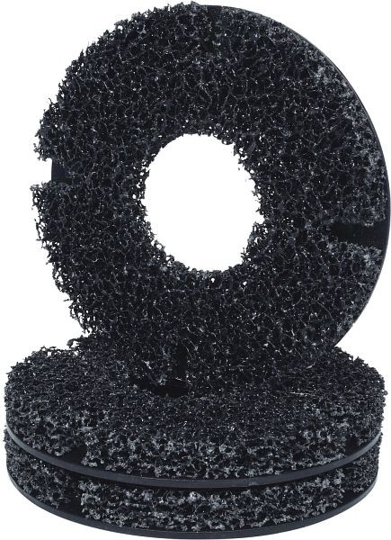 KS Tools vervangingsschijvenset voor wielnaafslijpmachine diameter 160 mm, binnendiameter 60 mm, verpakking: 3 stuks, 100.4075