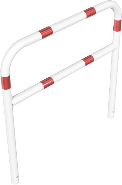 Schake buisbeugel van stalen buis Ø 60 x 2,5 mm met dwarsbalk voor inzetting in beton, totale breedte: 1200 mm, totale hoogte: 1200 mm, gecoat, 465_23B