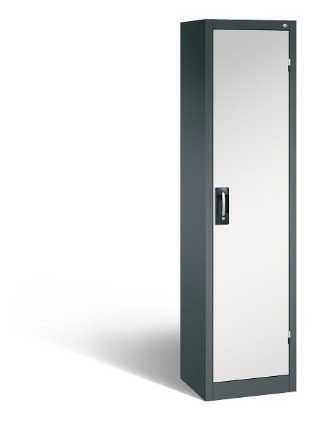 C+P Büro-Drehtürenschrank Acurado, H1950xB502xT400 mm, Anthrazit/Lichtgrau, 9234-05 S10015