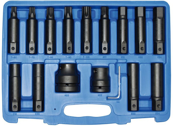 SW-Stahl IMPACT-schroevendraaierbits, 3/4"+1", 16-delig, 07940L