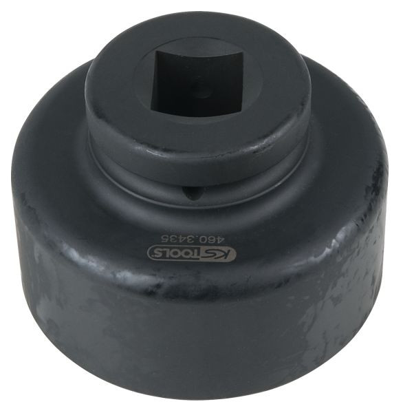 KS Tools 1" asmoersleutel, 8-kant, kort, 90 mm, 460.3435
