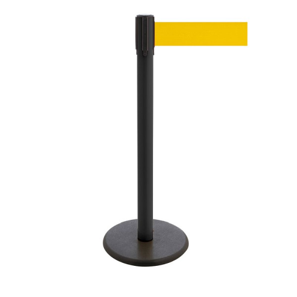 Stein HGS HGS personengeleidingssysteem -P-Line Premium-, zwart, signaalgeel, met magnetisch banduiteinde, bandlengte: 3,8 m, 34241j-1204