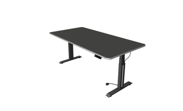 Kerkmann Move Professionele zit-/statafel, B 2000 x D 1000 mm, elektrisch in hoogte verstelbaar van 640-1290 mm, antraciet, 10070913