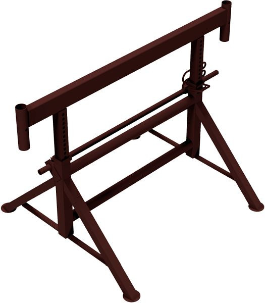 Schake zwengelsteigerbok K1200, breedte: 1,20 m, hoogte: 0,65 m - 1,10 m, gelakt, 101281
