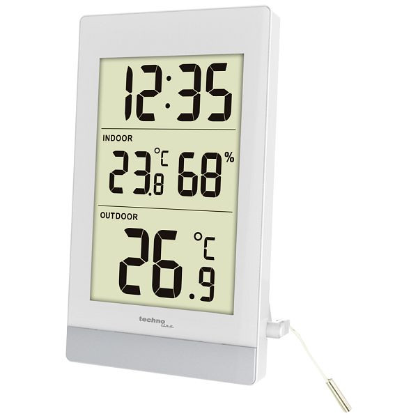 Technoline temperatuurstation, afmetingen: 67 x 120 x 28 mm, WS 7039