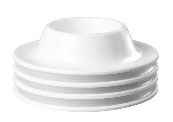 APS eierdopjes, Ø 8,5 cm, hoogte: 2 cm, melamine, wit, VE 4 stuks, 83848