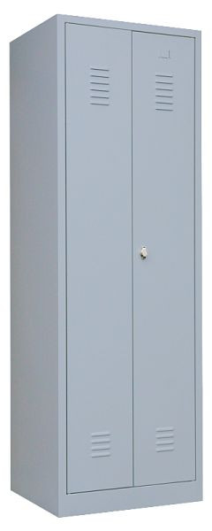 Lüllmann stalen kledingwas- / kledingarchiefkast, 1800 x 600 x 500 mm, lichtgrijs/lichtgrijs, 510710