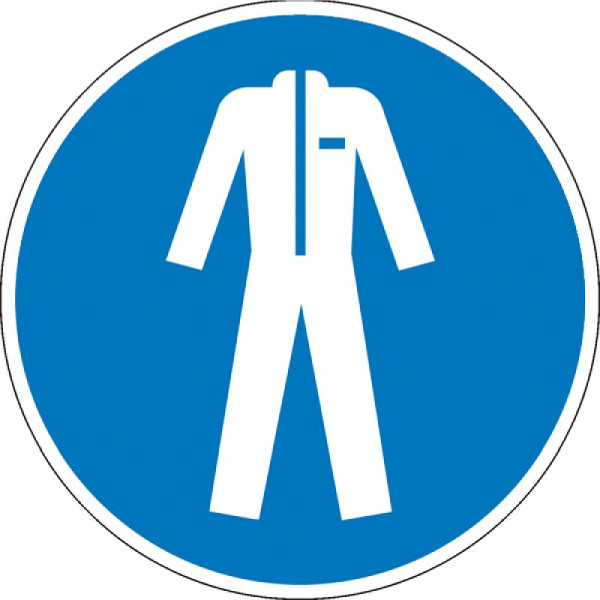 Stein HGS HGS verplichtbord gebruik beschermende kleding, 100mm/folie, zelfklevend, 21.0627