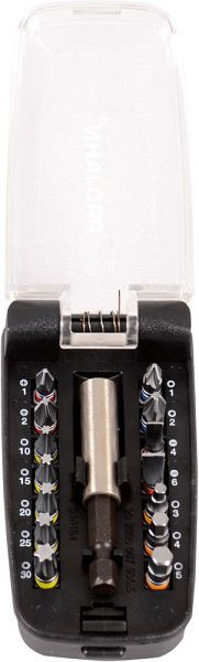 Projahn 1/4" bitdoos met gemarkeerde bits 15 stuks, 4091