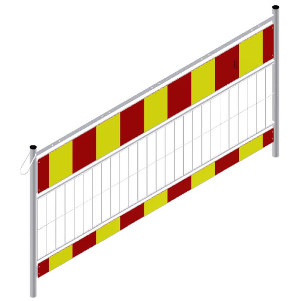 Stone HGS afzethek -Cordon Perfect-volgens TL met drukstang, 2,00 m / type 2 (RA2) / rood-geel / 24 kg, 333202sk