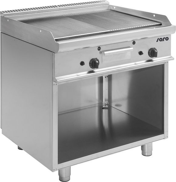 Saro gasgrillplaat met open onderstel model E7/KTG2BAM, 423-1205