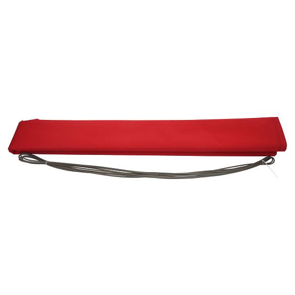 Mendler vervangingshoes voor luifel HWC-H27, volledige cassette vervangingshoes zonwering 6x3m, polyester bordeaux-rood, 76558