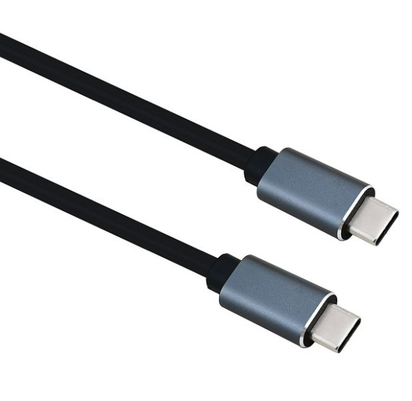 Helos aansluitkabel, USB 3.2 Type-C™ stekker/stekker, PREMIUM, 2.0m, zwart, 304319