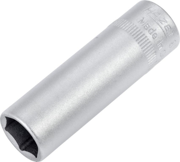 Hazet dop, zeskant, hol vierkant 6,3 mm (1/4"), 11 mm, lang type met karteling, 850LG-11