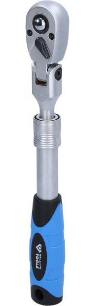 Brilliant Tools 3/8" telescopische omschakelratel met flexibele kop (250 - 350 mm), BT021997