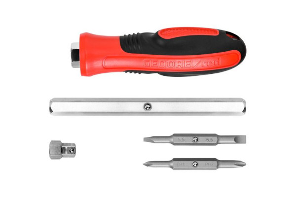 GEDORE rode 2K schroevendraaier MAXIMUS bit 8mm SL+PH, 3300038