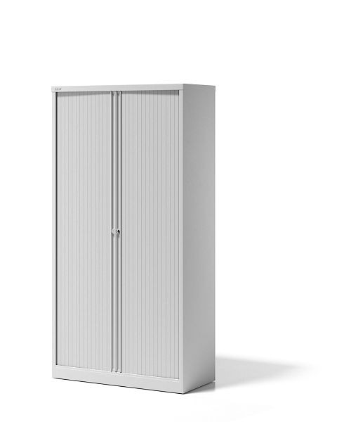 Bisley rolluikkast Essentials, met 4 planken voor 5 ordnerhoogtes, verkeerswit, YETB10194SPWW696