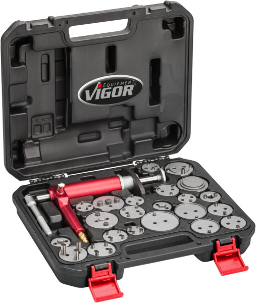 VIGOR remzuiger reset gereedschapset, pneumatisch, aantal gereedschappen: 23, V1711N