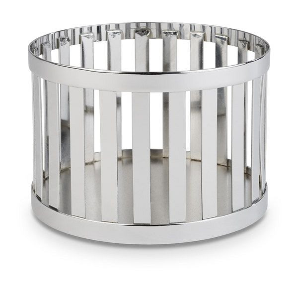 APS buffetstandaard -APS PLUS-, Ø 15 cm, hoogte: 10,5 cm, metaal, verchroomd, -MANDEN-, 15331