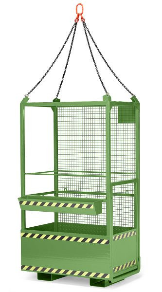 RR Industrietechnik werkmand type RAK-Kranbar RAL 6011, 100600160