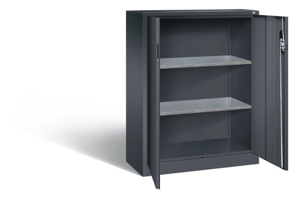 C+P gereedschapskast Acurado, H1200xB930xD400mm, kleur: zwart-grijs, verzonken handgreep, 8520-000 S10094