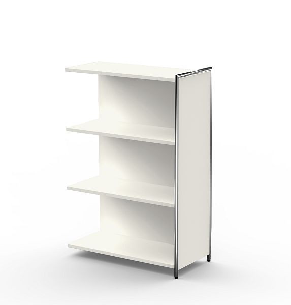 Kerkmann aanbouwdressoir/ruimteverdeler voor 3 OH, Artline, B 780 x D 380 x H 1150 mm, wit, 13740610