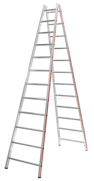 HYMER-sportladder, van beide zijden toegankelijk, 2x12 sporten, lengte 3,44 m, 402324