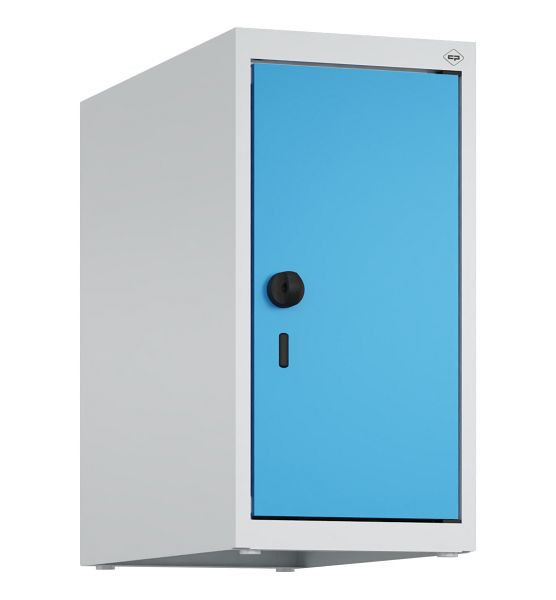 C+P kastopzet Classic PLUS, bovenkast, 7035/5012, veiligheidsdraaisluiting, 500x250x500mm, 1 vak, 080090-19 S10004