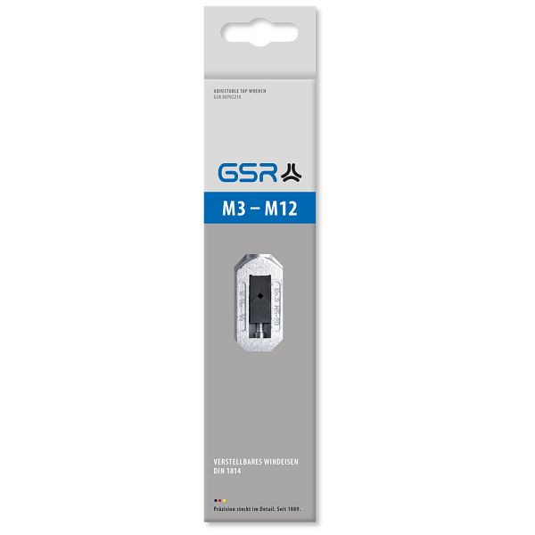 GSR verstelbare tapsleutel DIN 1814 nr. 1 1/2 SB, 00705040