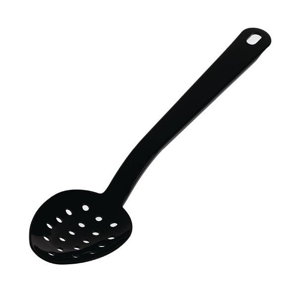Matfer opscheplepel geperforeerd zwart 34cm, U750