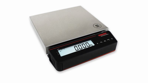 Soehnle compacte weegschaal hoge resolutie met Terminal 3810, maximale belasting: 32kg, cijferverhoging: 1g, 400x300mm, IP65, roestvrij staal, 9161.14.140
