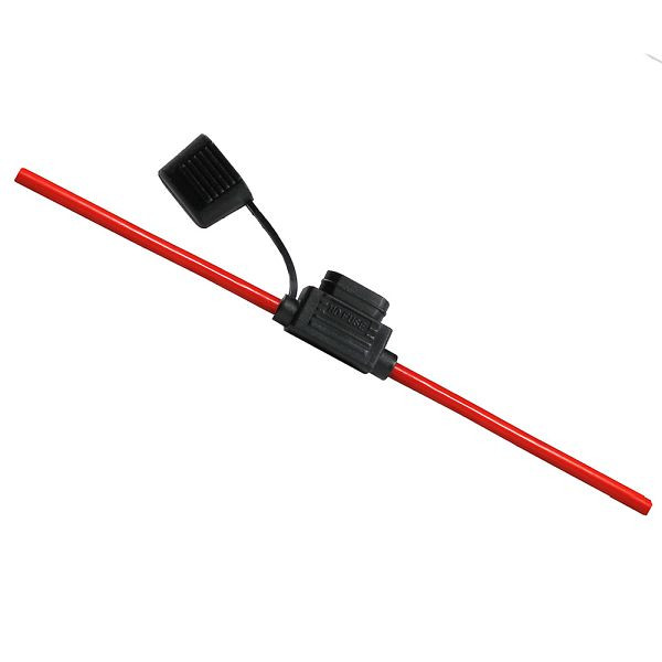 Offgridtec 4,0 mm² standaard voertuig 4 mm platte zekeringhouder inclusief kabel, 8-01-004945