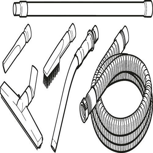 DENIOS ATEX accessoireset voor veiligheidsstofzuiger type S 990, 6 stuks, 250-758