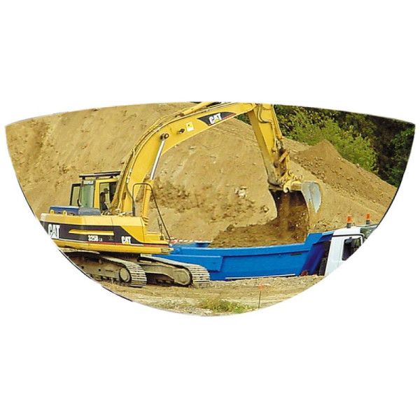 Stone HGS spiegel Vumax® voor wegenbouw- en landbouwmachines, 440x220x75mm, Miroirs® PAS/3 richtingen/4m, 32845