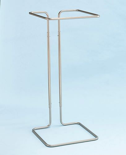 DENIOS afvalzakhouder 400 liter, staand apparaat, grijs, 265-638
