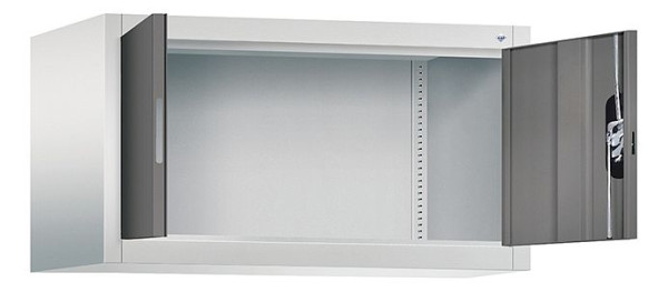 C+P bovenkast Acurado, H500xW930xD500mm, kleur: lichtgrijs / vulkaangrijs, verzonken handgreep, 9284-000 S10192