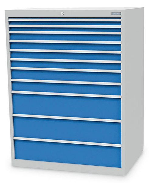 Bedrunka + Hirth ladekast, diepte 736 mm, R 36-24, 1005 x 736 x 1319 mm, paneelhoogte in mm: 2x50, 4x75, 2x100, 3x200, 113 / 2423V10
